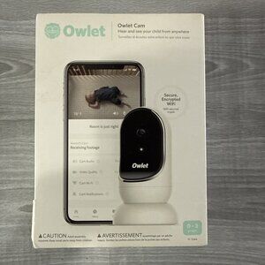 Owlet Cam Secure Wi-Fi 1080p HD Baby Monitor, Two-Way Audio, Motion Alerts